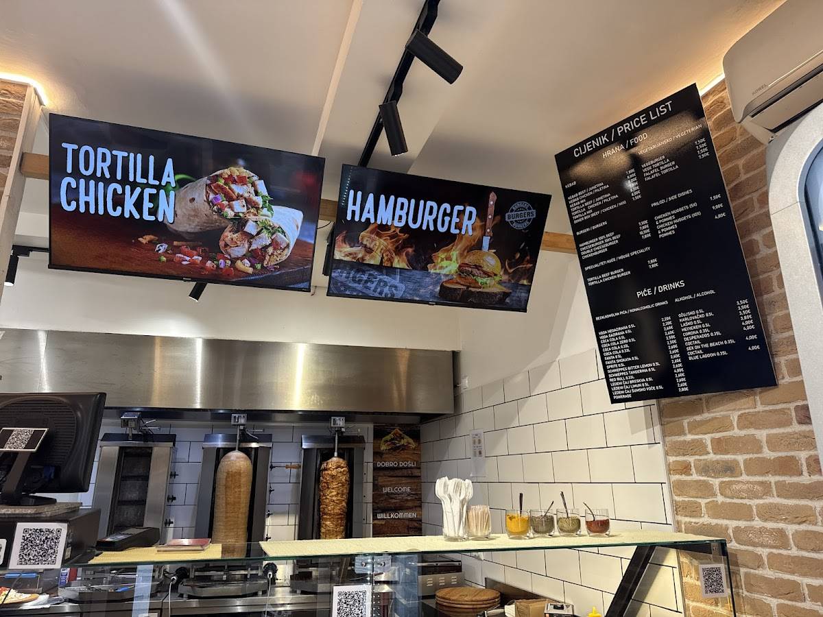 Menu di Kebab&Burger Pula 