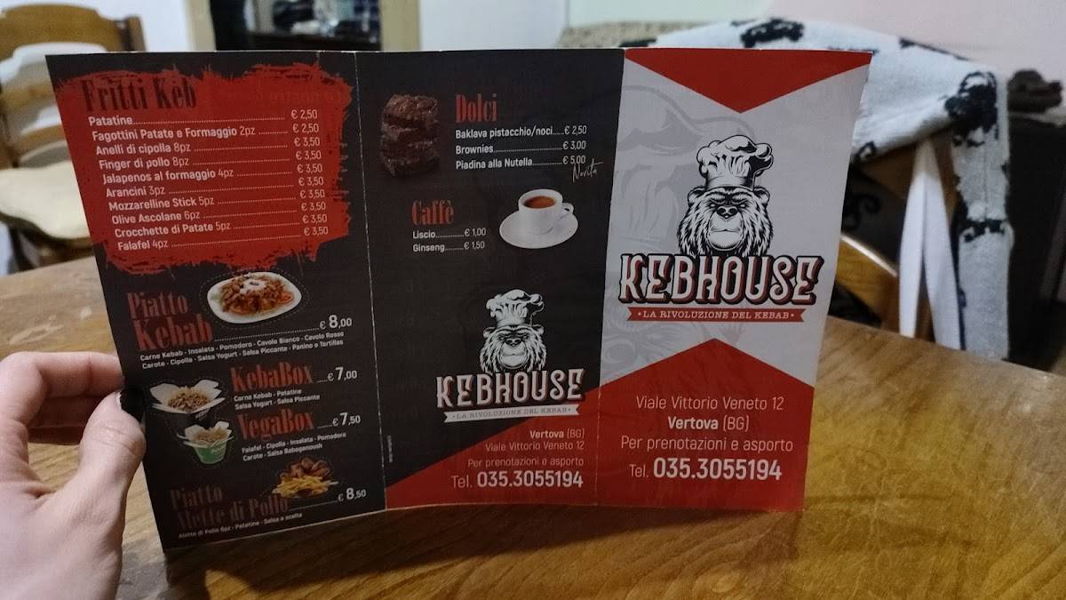 Menu di Kebhouse 