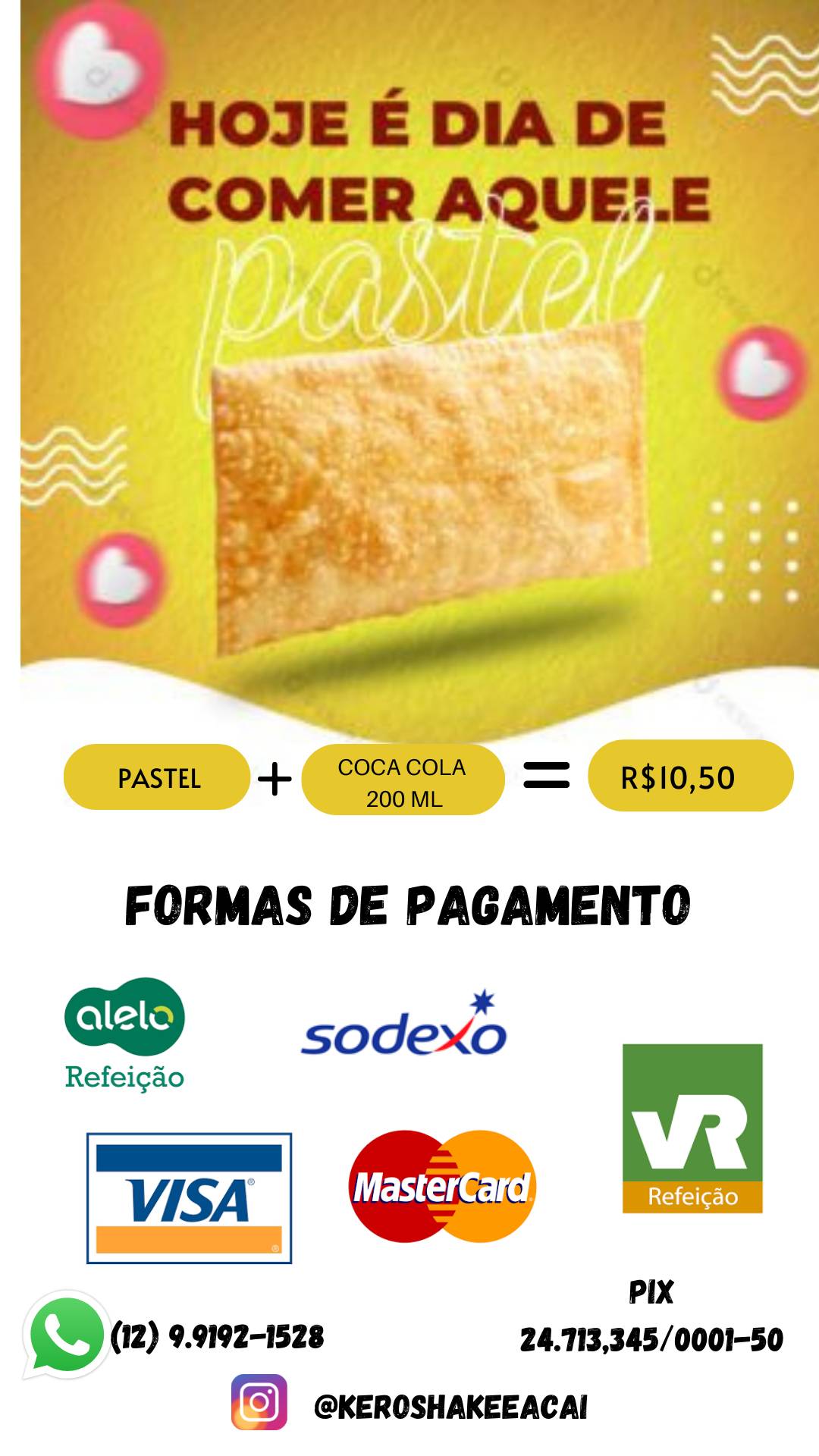 Kero Shake & Açaí cardápio