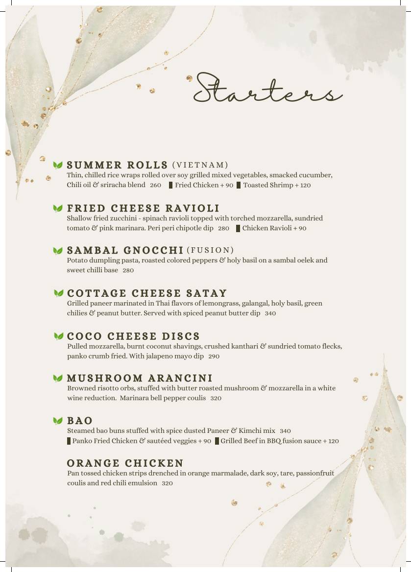 District 7 Encore menu