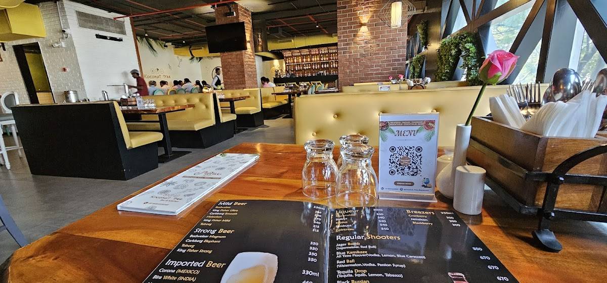 Koconut Tree - Bar & Seafood Restaurant menu