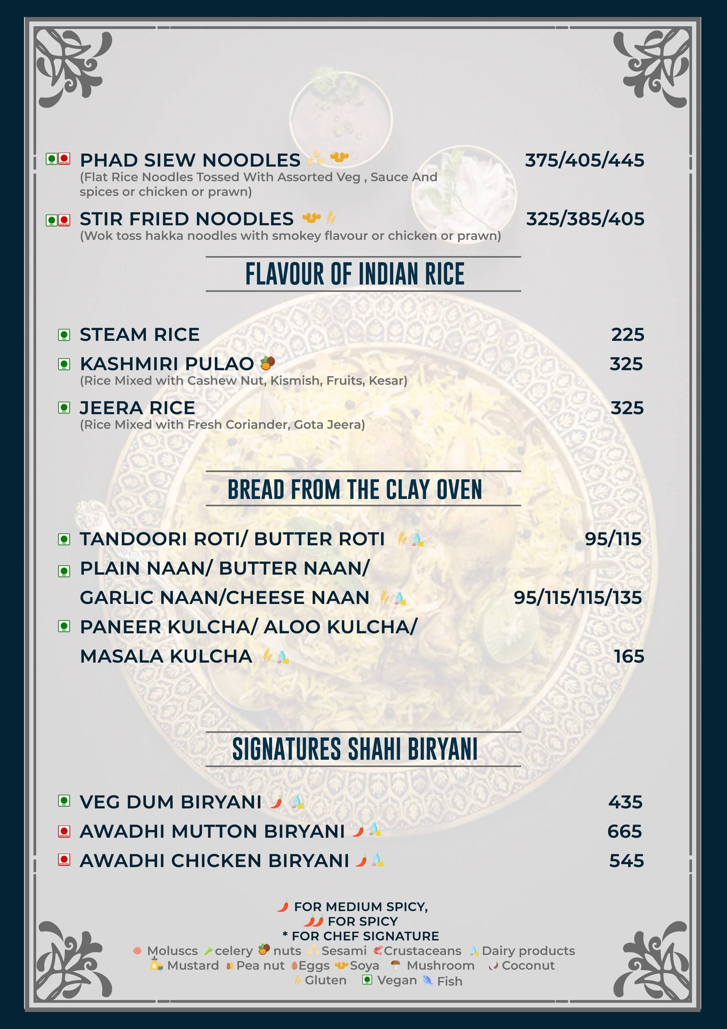 Botanik menu