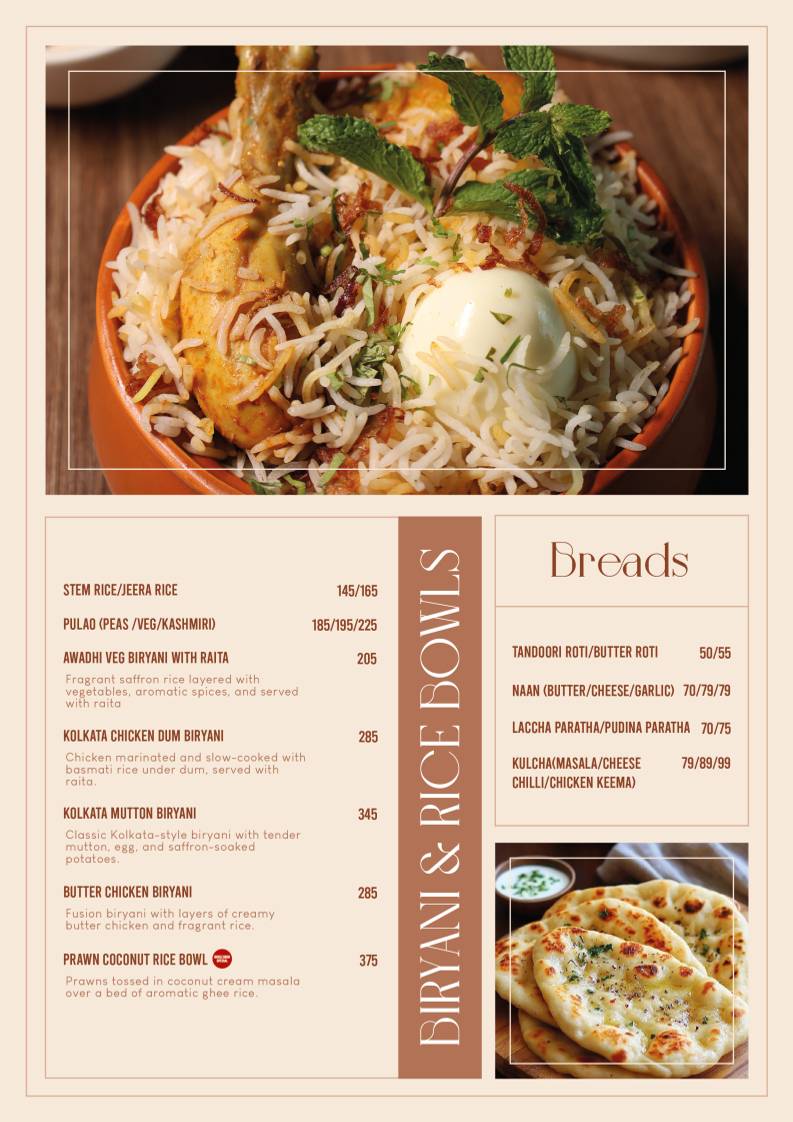 Boulevard Restaurant and Bar menu