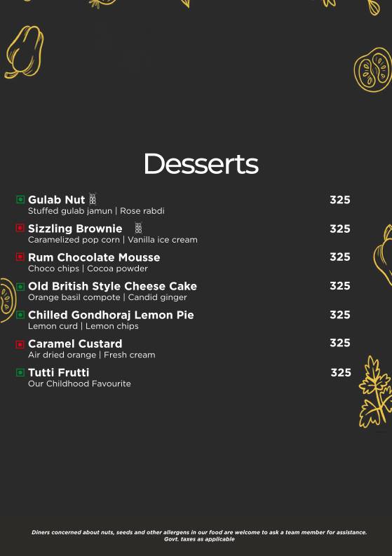 Deck 88 menu