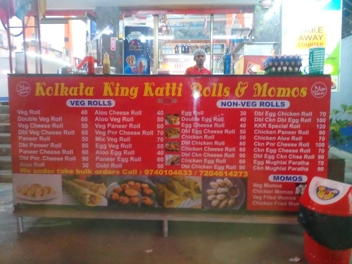 Kolkata king menu