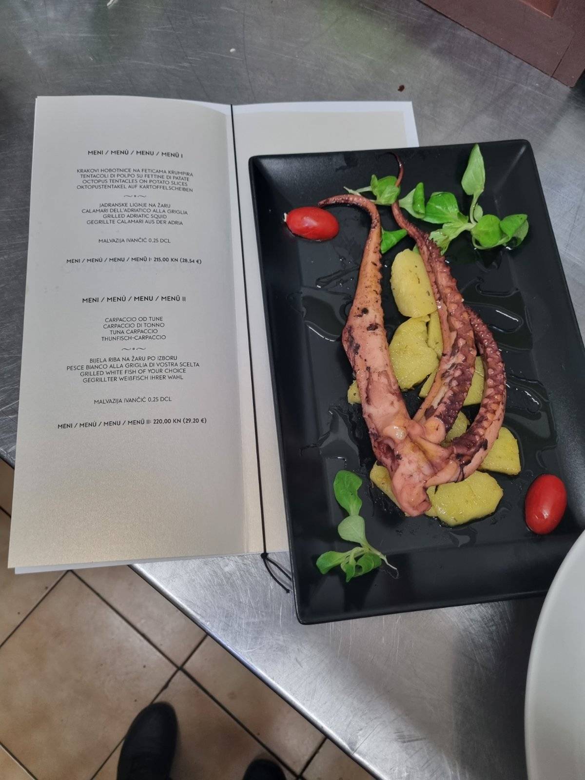 Menu di Konoba Silvano Brtonigla(Verteneglio) 