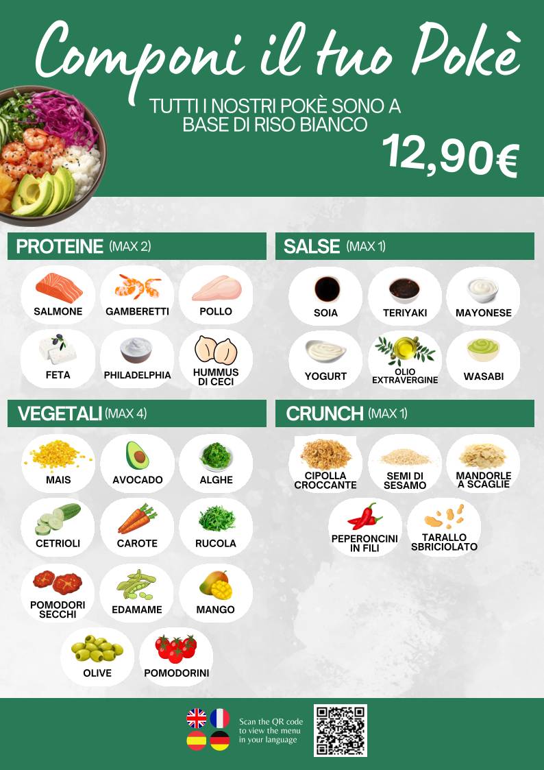 Menu de L'Angolino