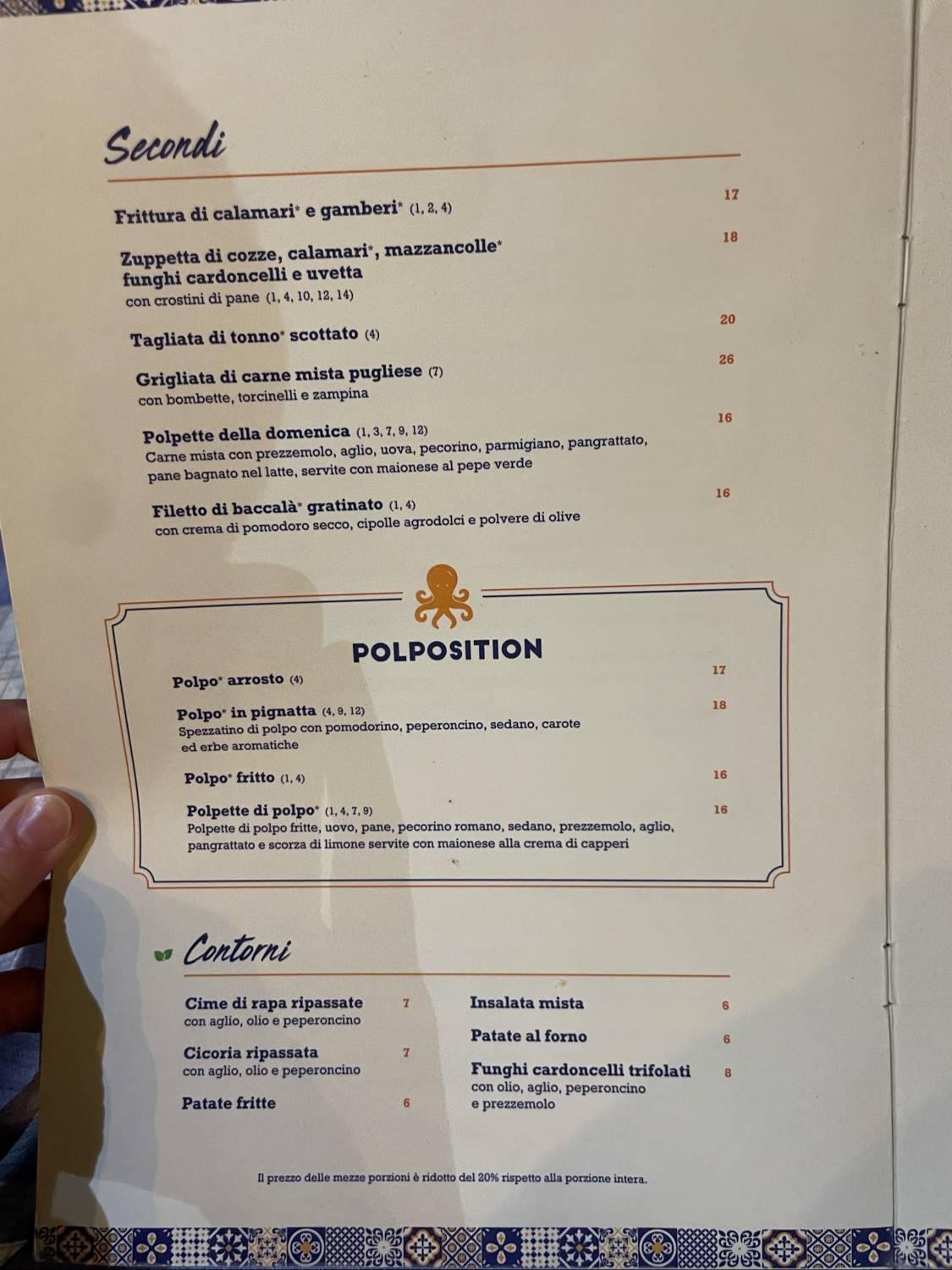 Menu di L’Apulia - Osteria Pugliese 