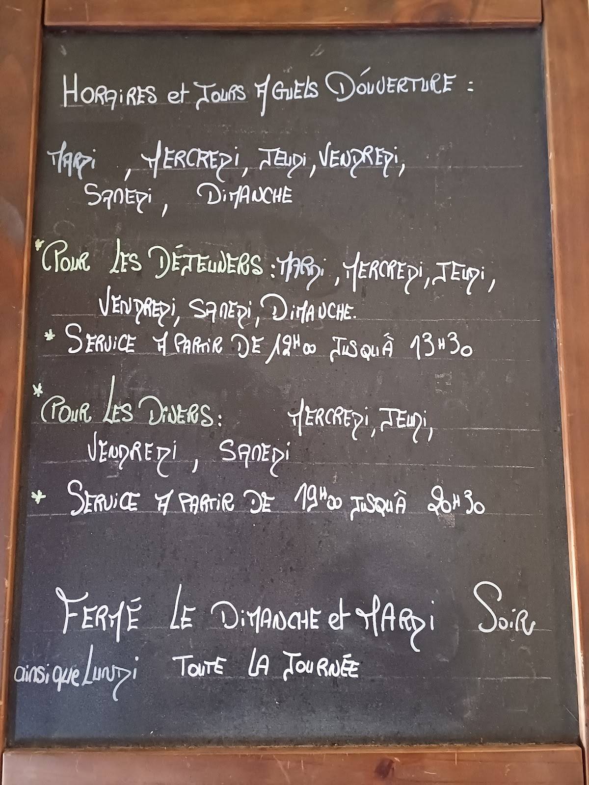 Menu de LE PROVENCAL 140 Avenue de la Rabasse 84600 Richerenches