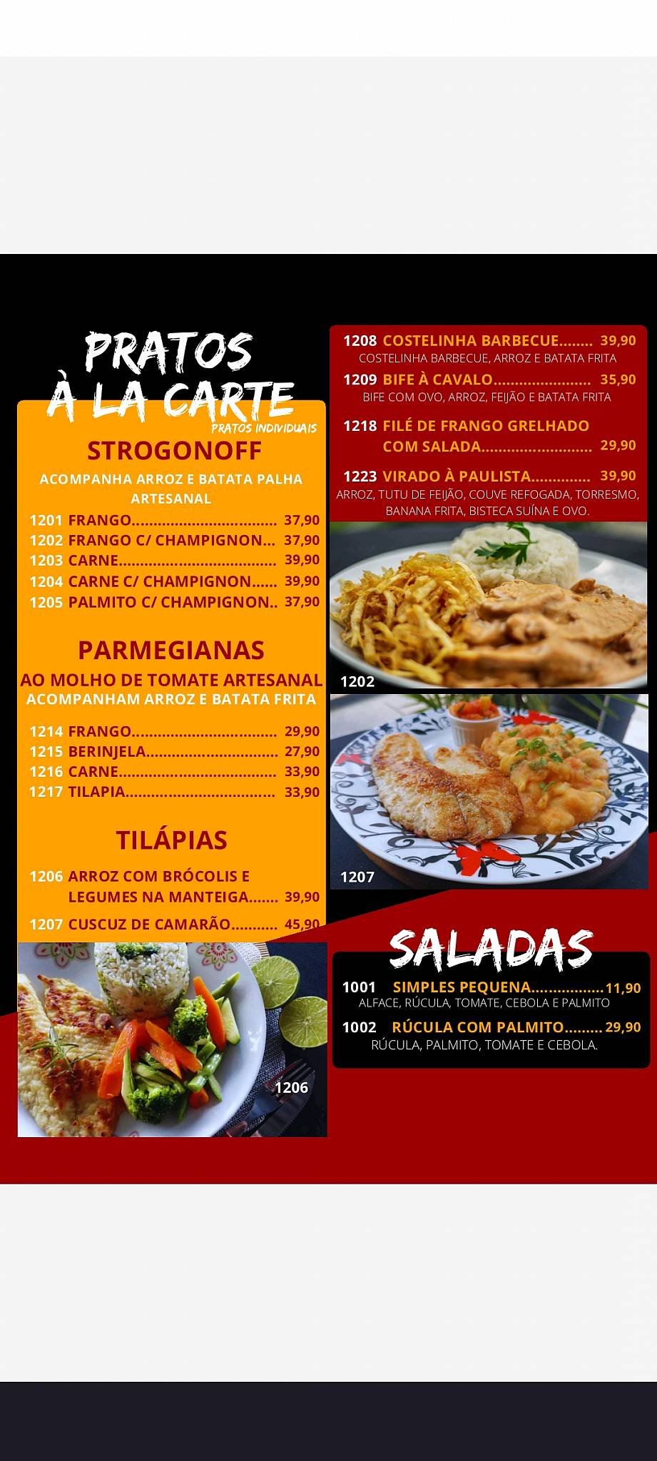 LED'Z CONTAINER GASTROBAR cardápio