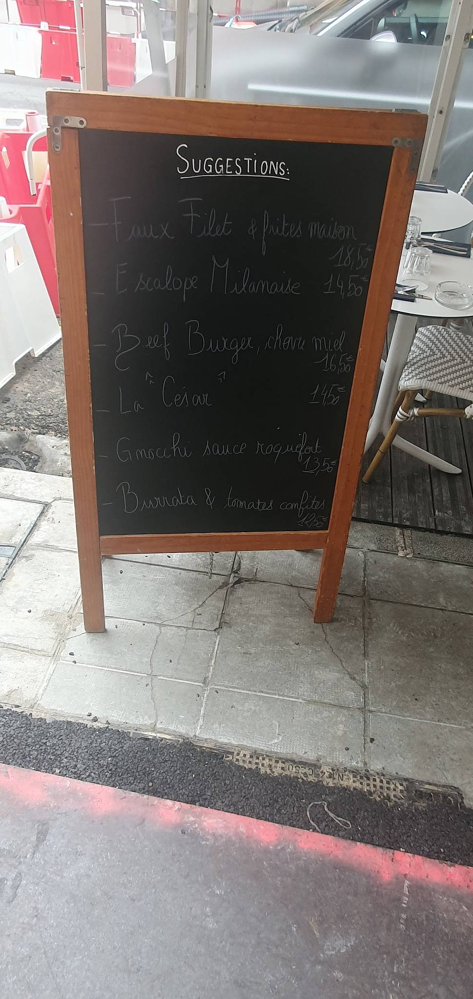 Menu de La Bagnata