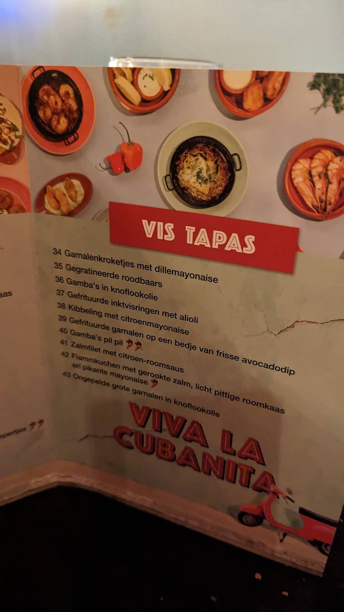 Menu at La Cubanita Spijkenisse, Spijkenisse