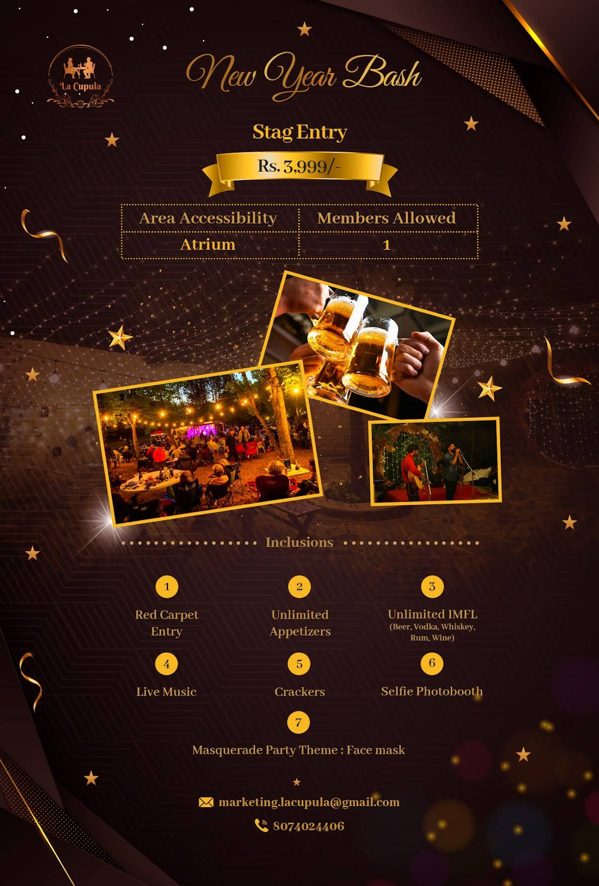 La Cupula Jubilee hills menu