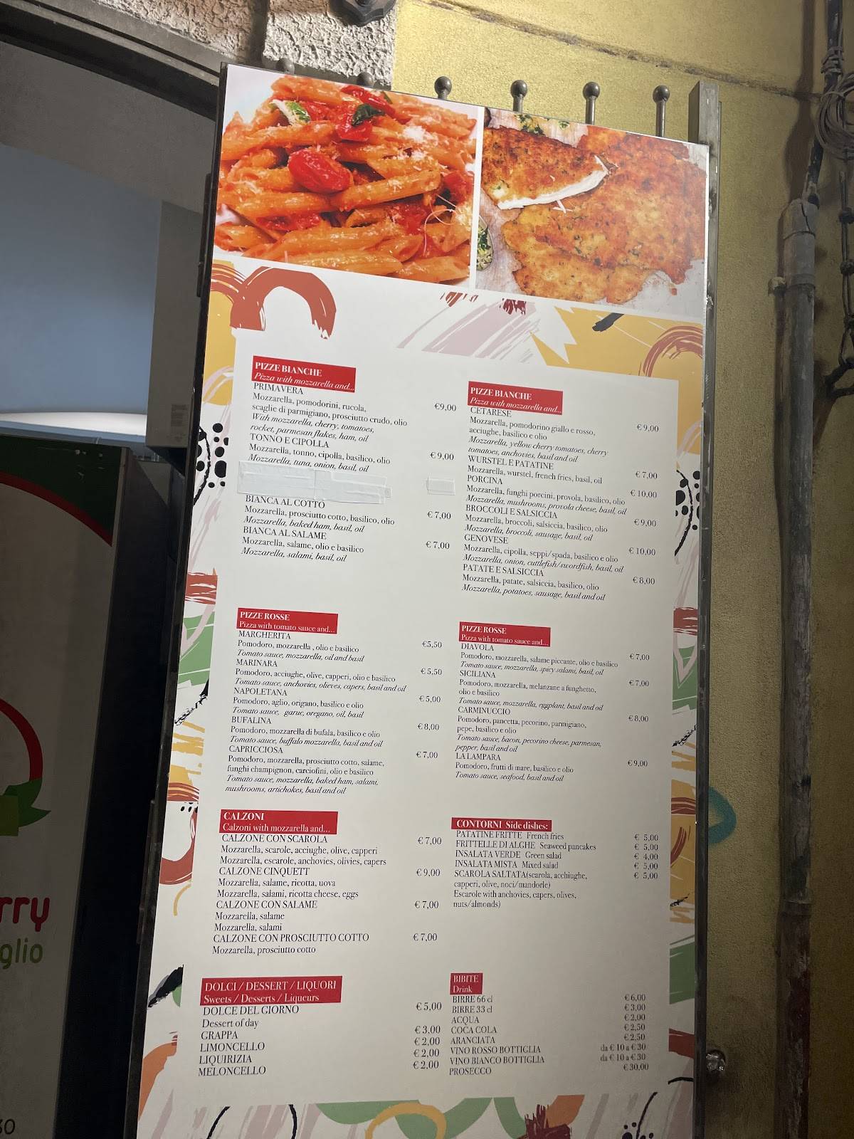 Menu di La Lampara Da Peppe A Seccià 