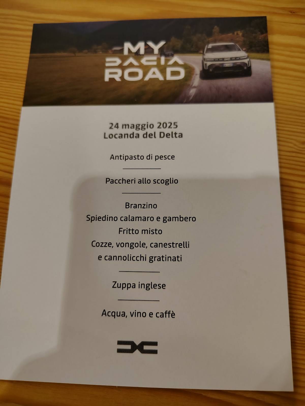 Menu di La Locanda del Delta 