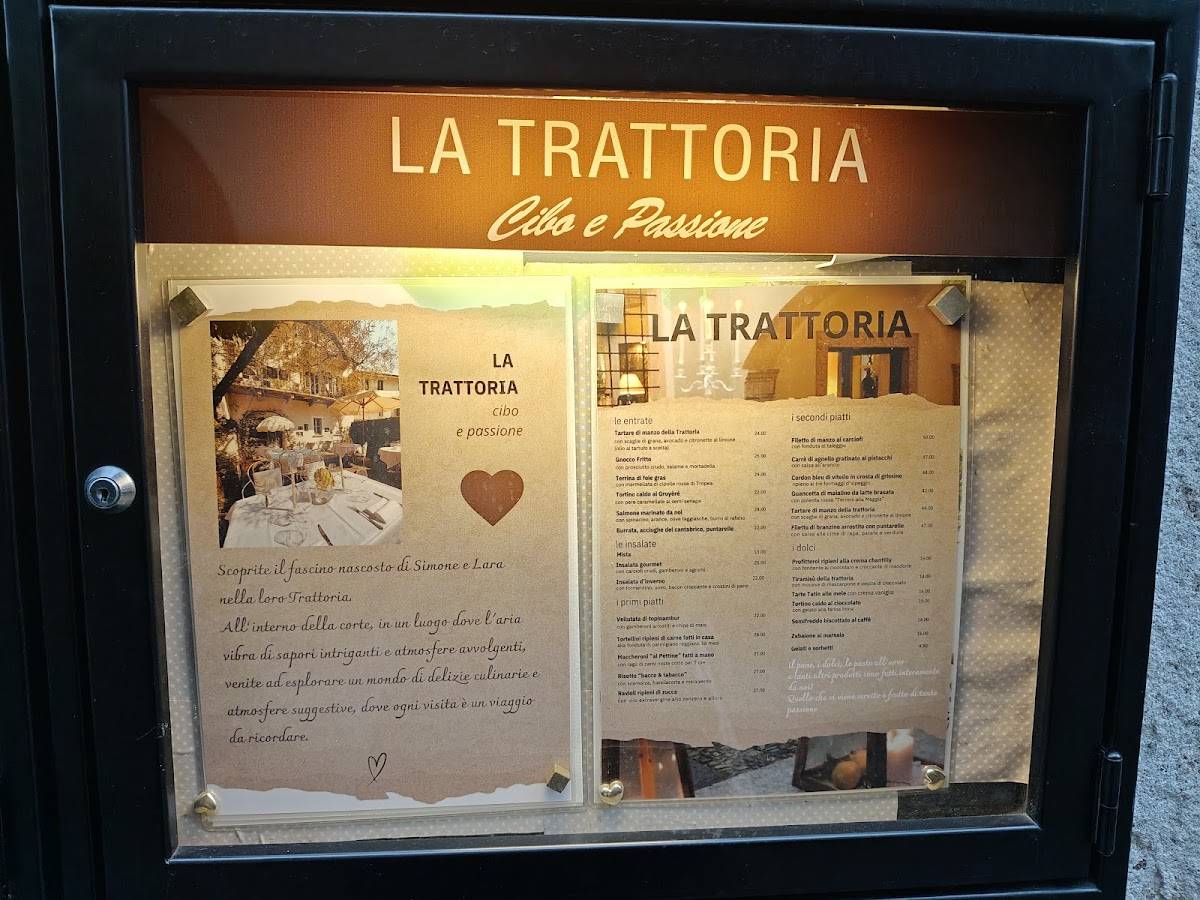 Menu di La Trattoria Cibo & Passione 