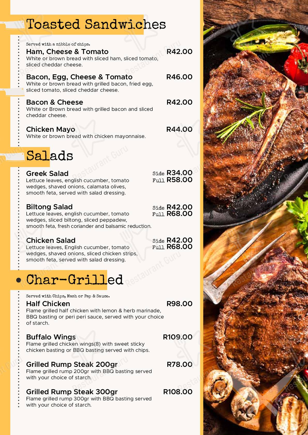 Découvrez le menu pour Landdros Pub