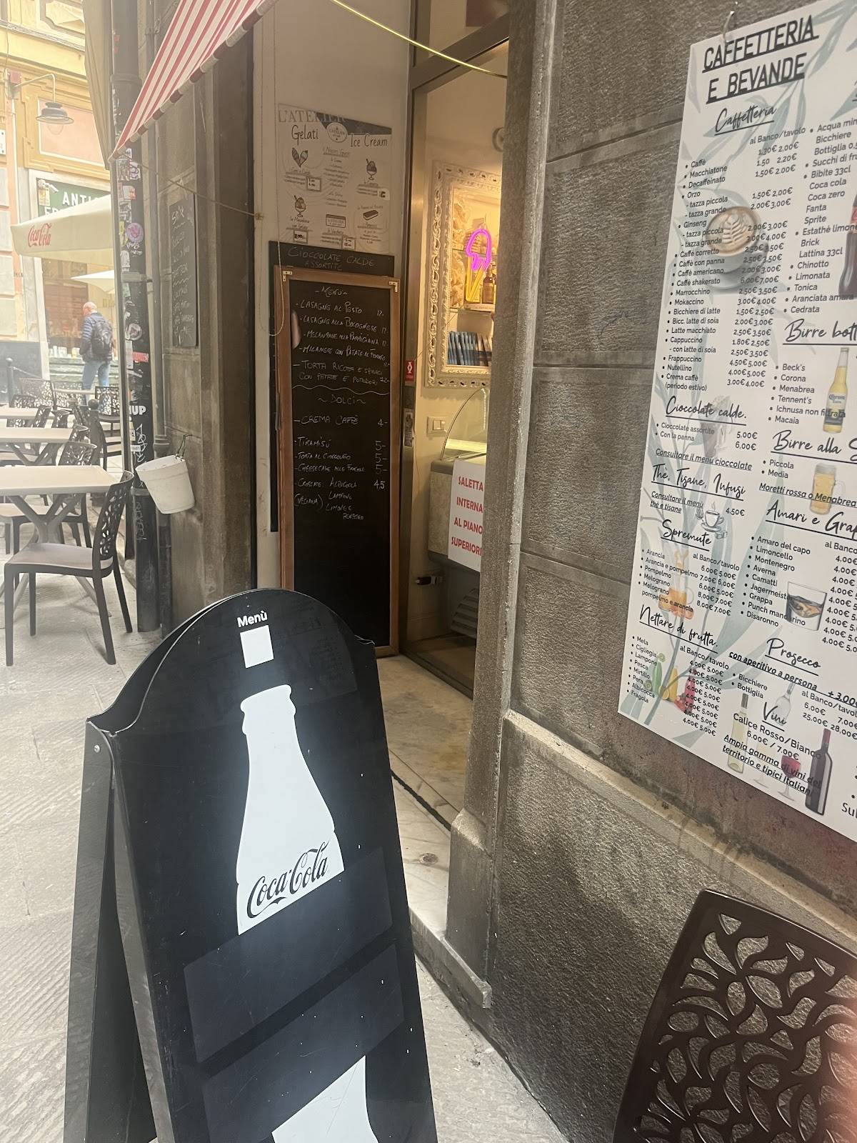 Menu di L'Atelier del Caffè 