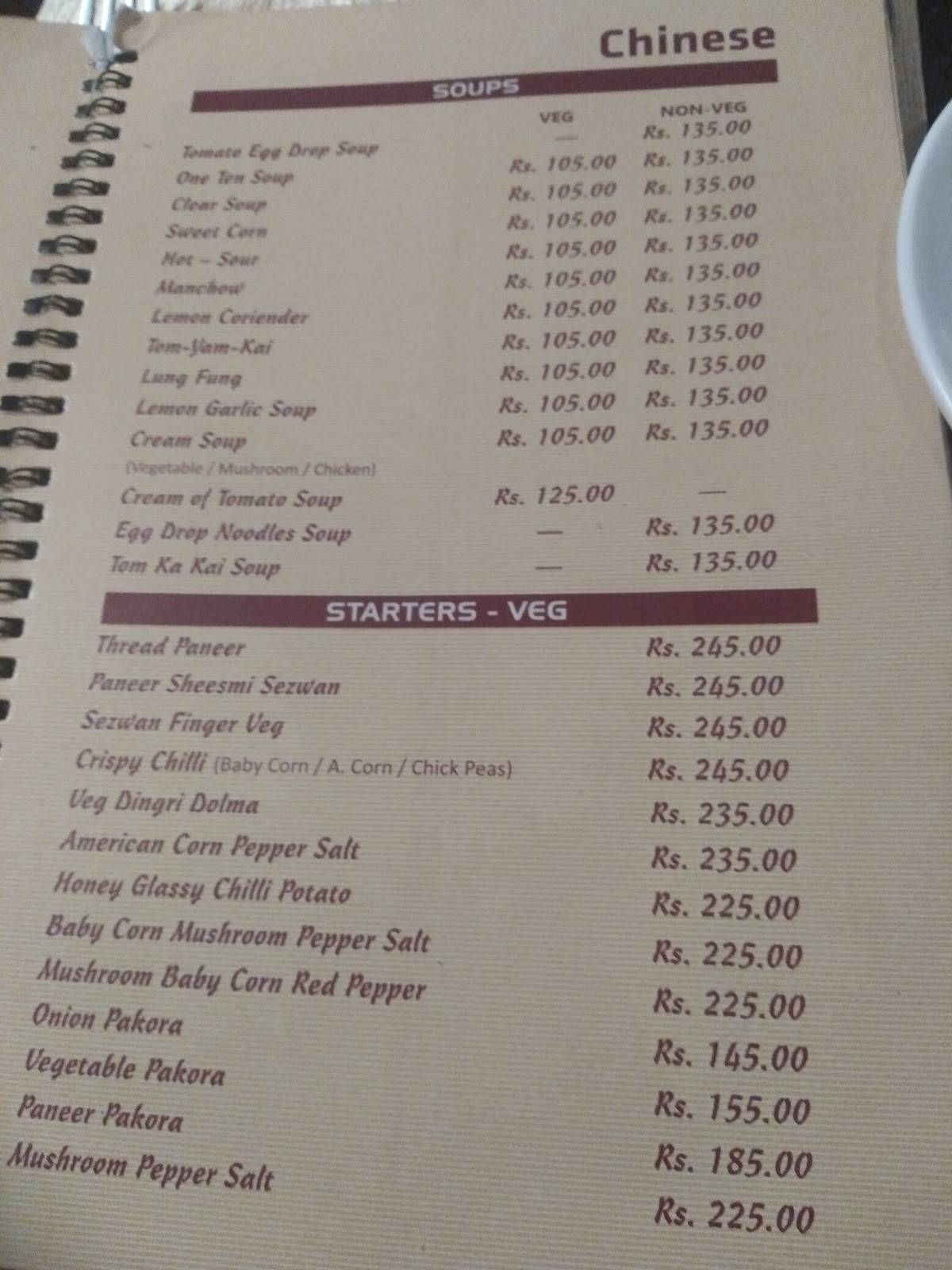 Layeks menu