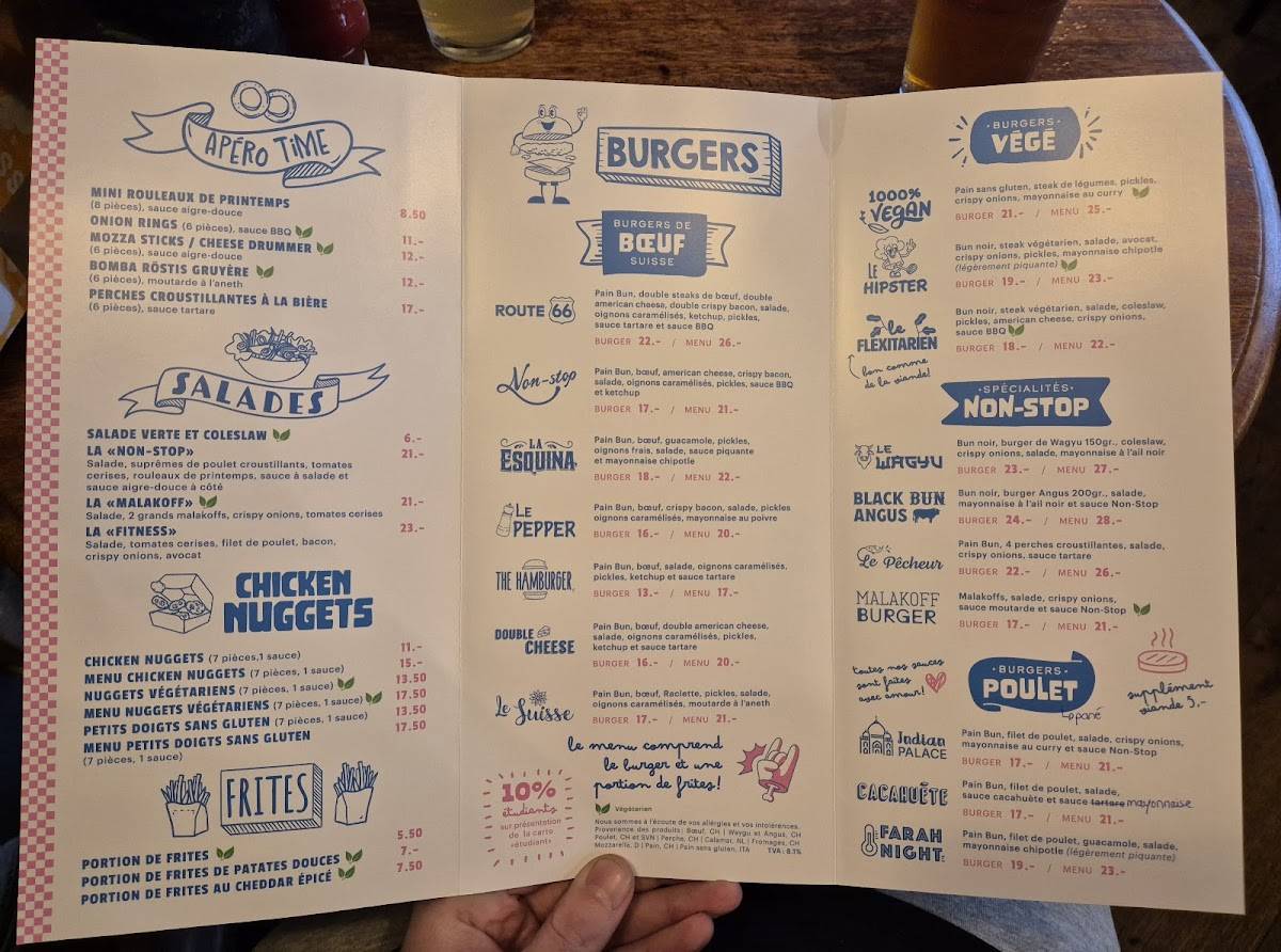 Menu di Non-Stop BURGER 