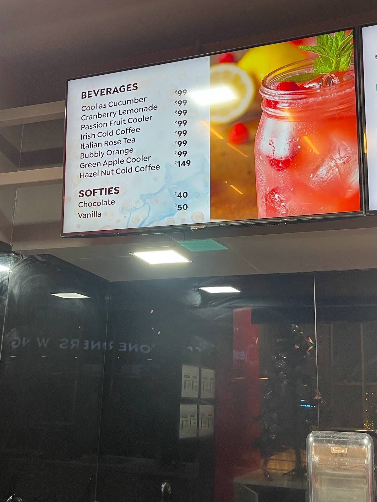 Menu at Leon's Burgers & Wings Manikonda, Hyderabad