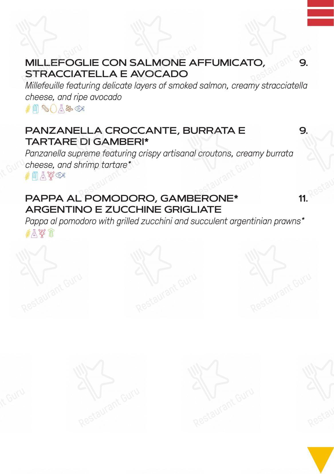 Menu di LiQuido Rooftop Bar - Основное меню