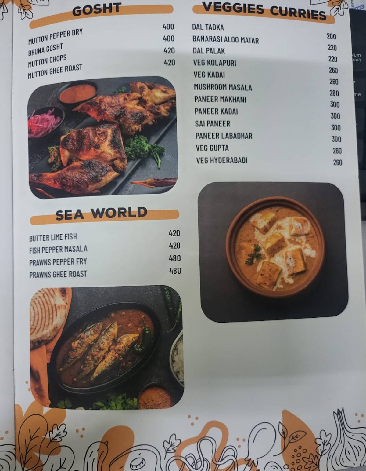 Limitless Bar & Kitchen (Best pub in Kalyan Nagar) menu