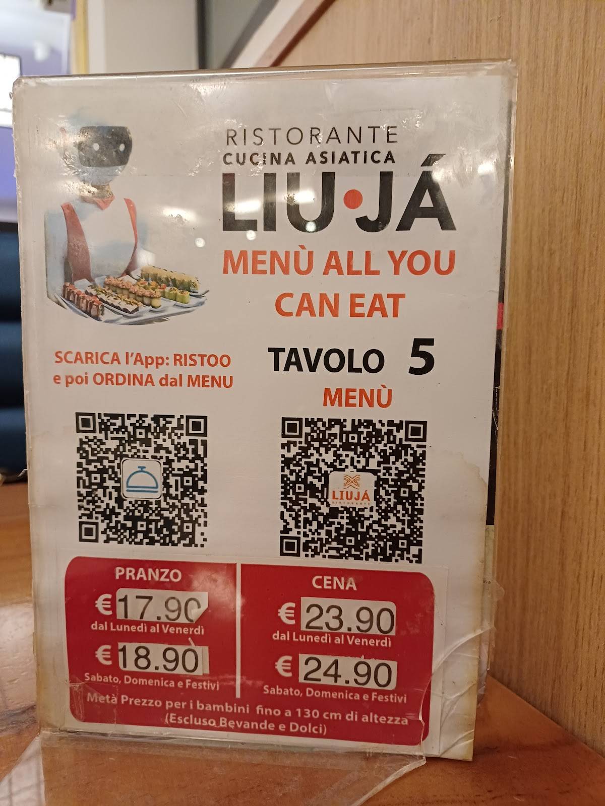 Menu di Liu-Jà 