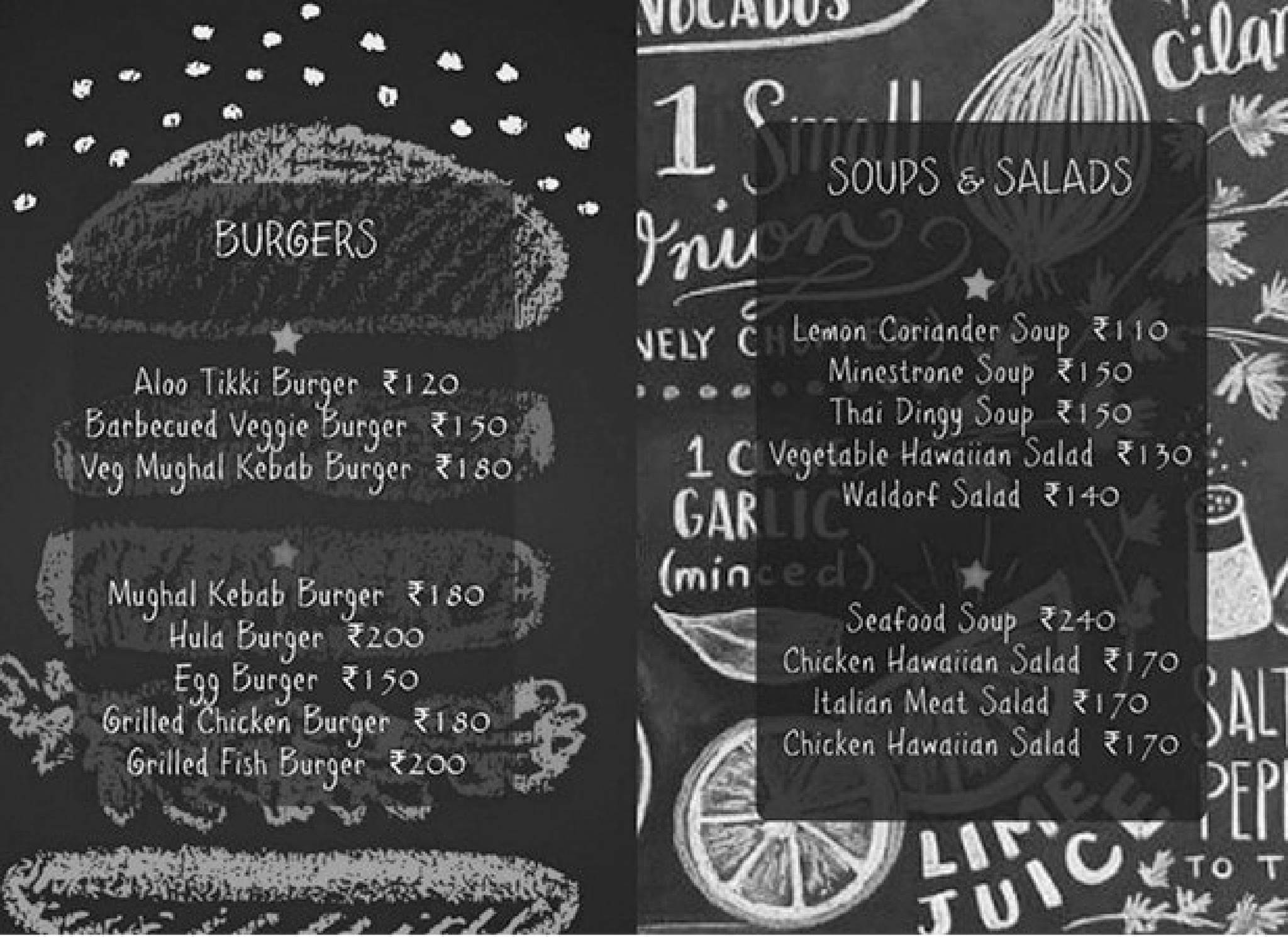 Living Roof Shillong- Hotel & Cafe menu