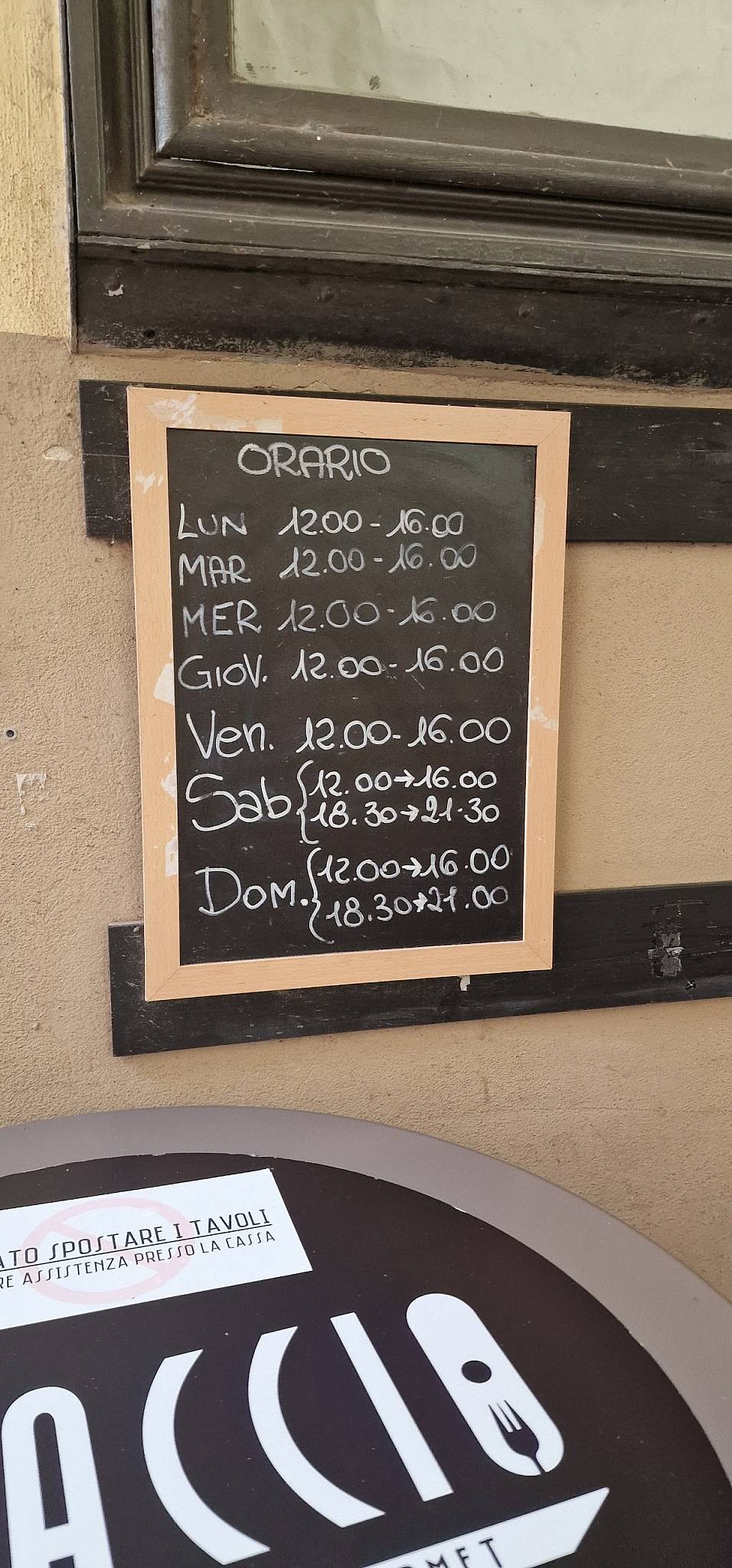 Menu di Lo Spaccio Focacce Panini 