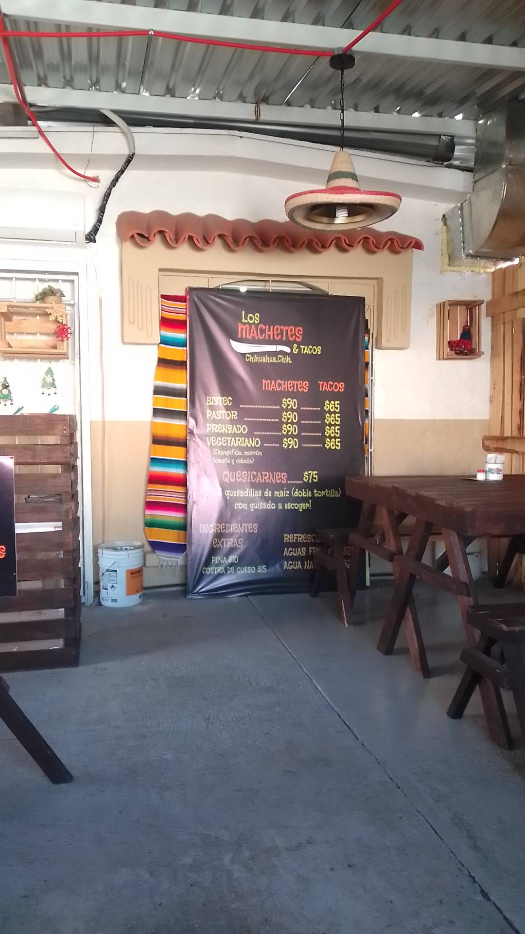 Carta del restaurante Los Machetes & tacos, Chihuahua