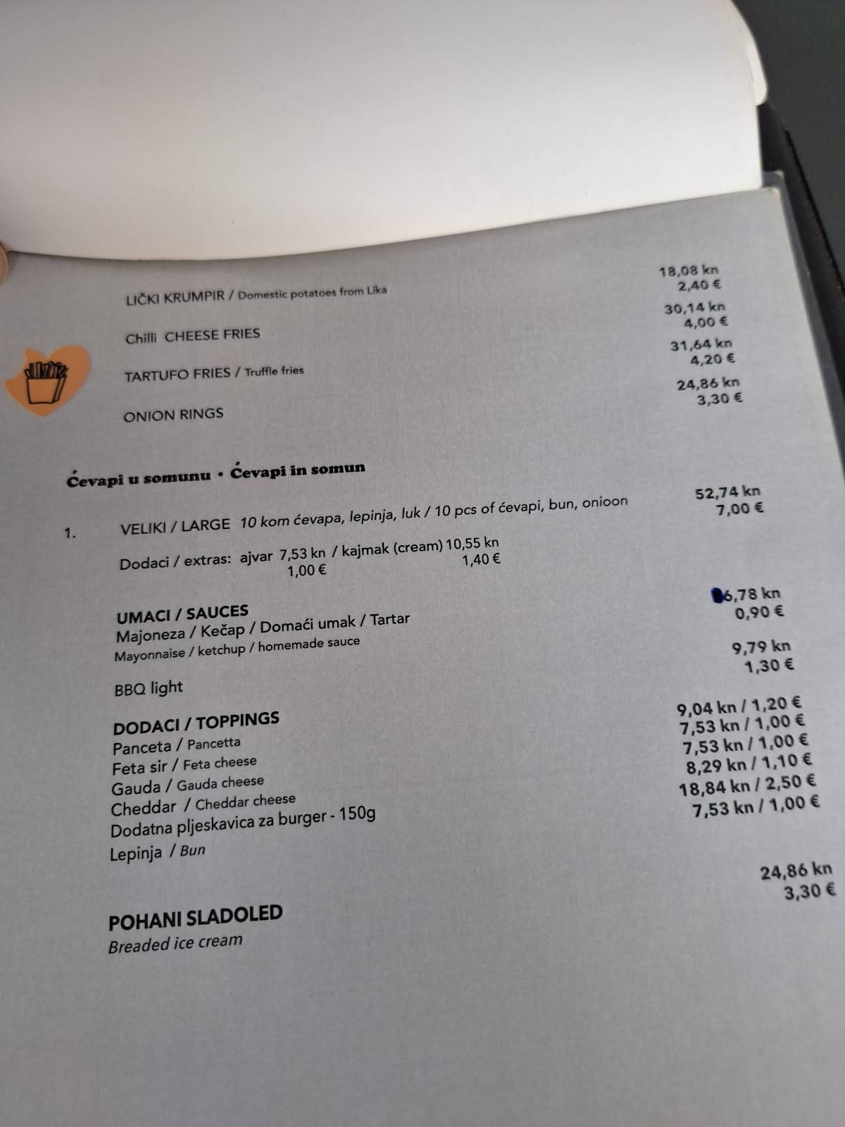 Menu di Love @ First Bite 