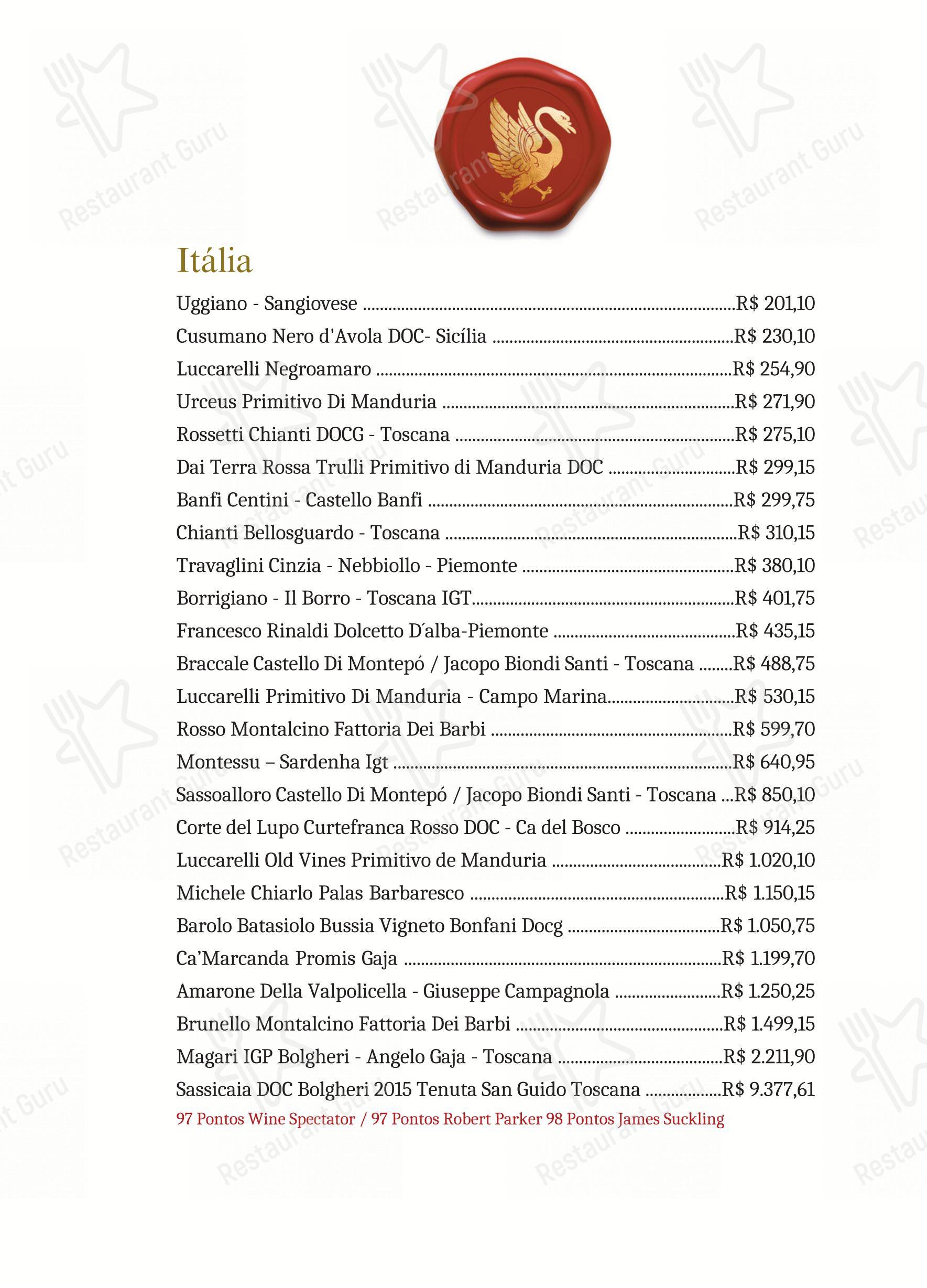 Ludwig Restaurant em Campos do Jordão - Основное меню