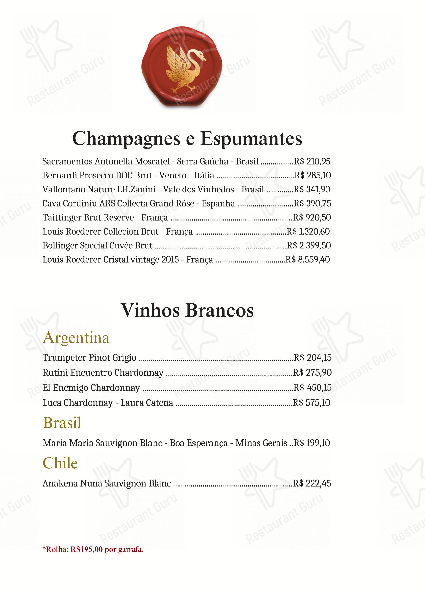 Ludwig Restaurant em Campos do Jordão - Основное меню