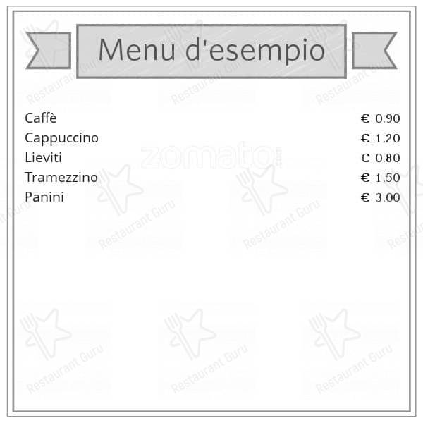 Carta de Lux Bar (Barabba)