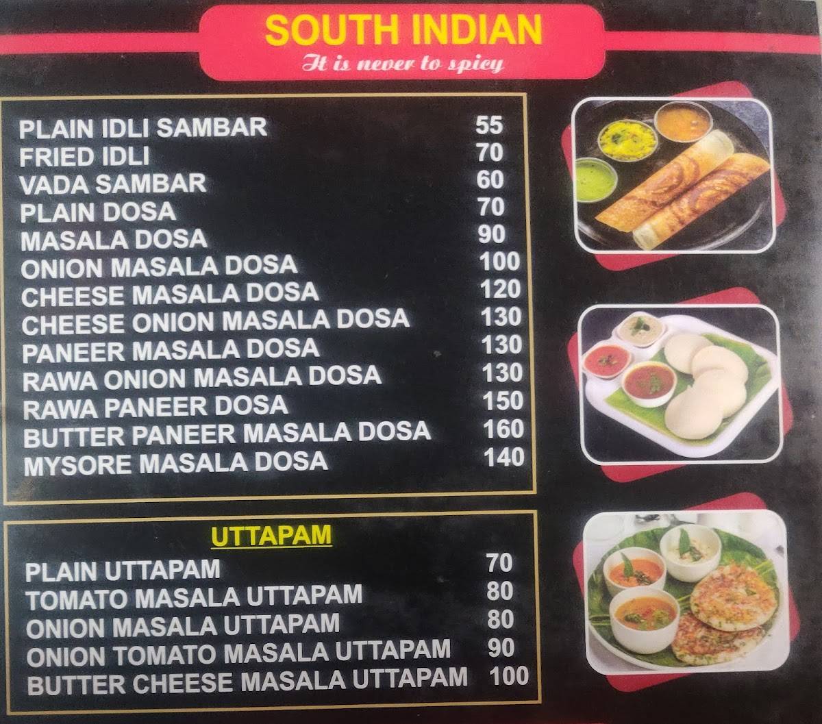 MK burger and cafe menu