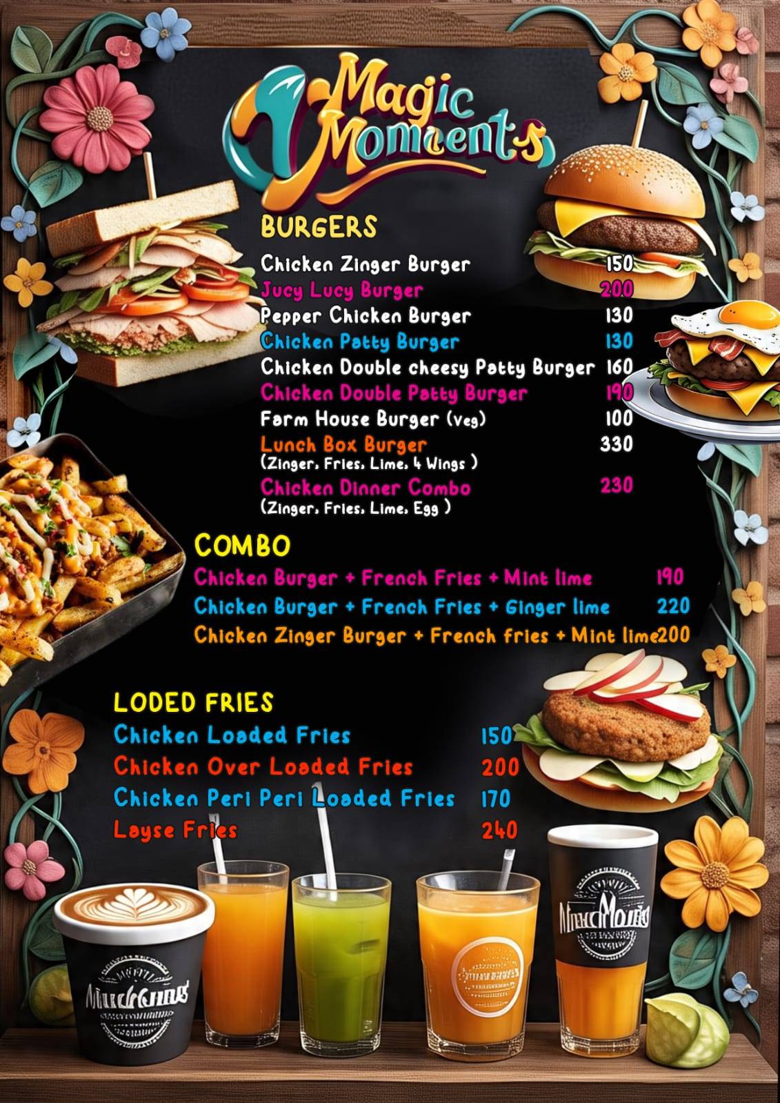 Magic moments menu