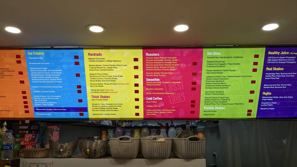 Lassi Tales menu