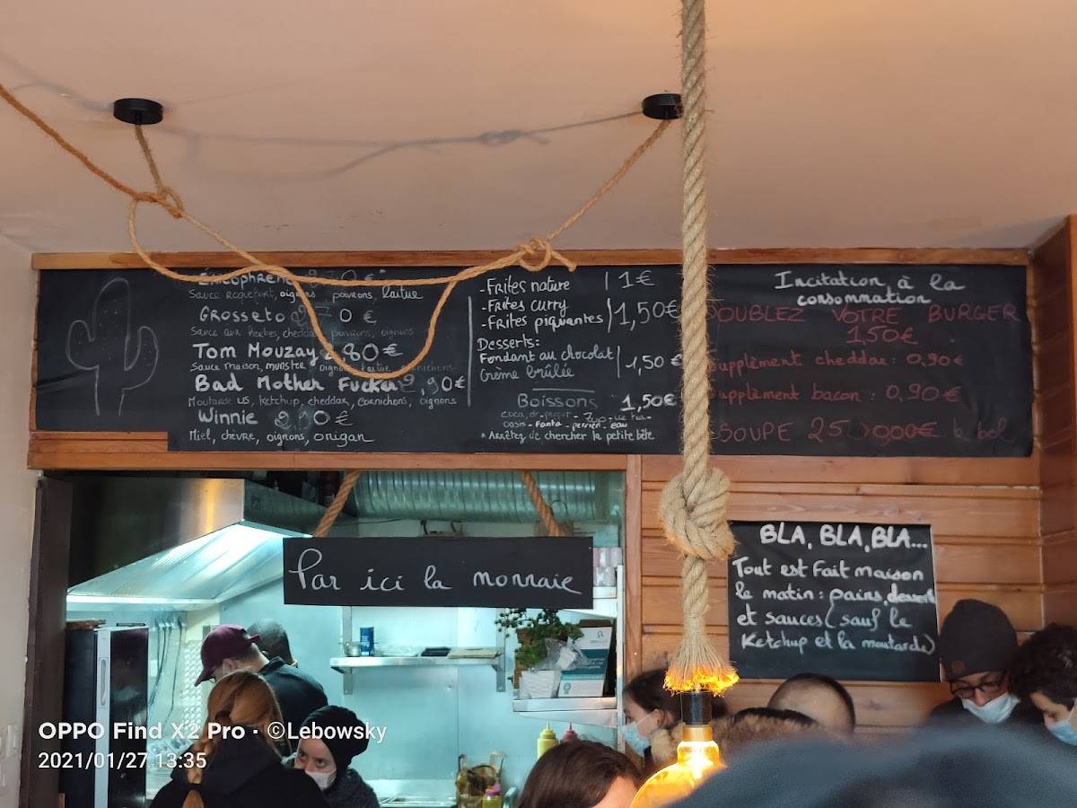 Carta del restaurante Mangez et cassezvous, Paris, 64 Rue Alexandre Dumas