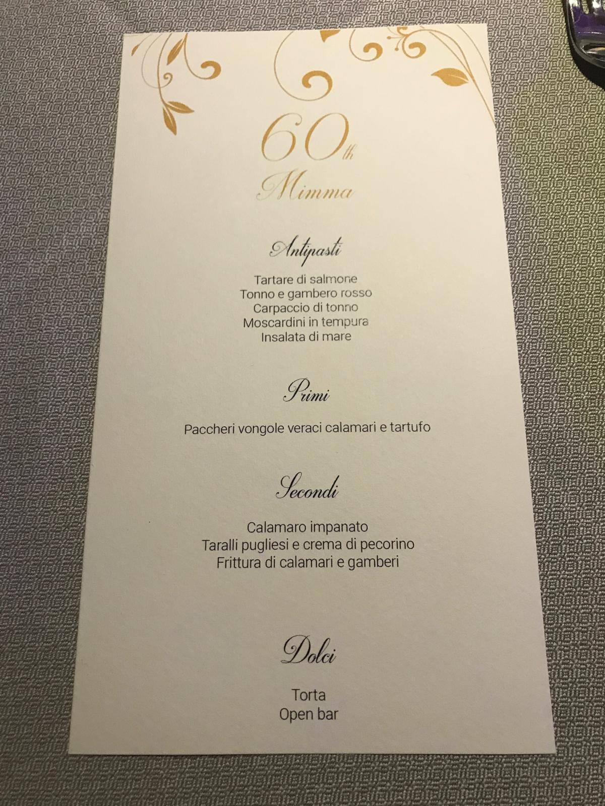 Menu di Margot - Ristorante Prati 