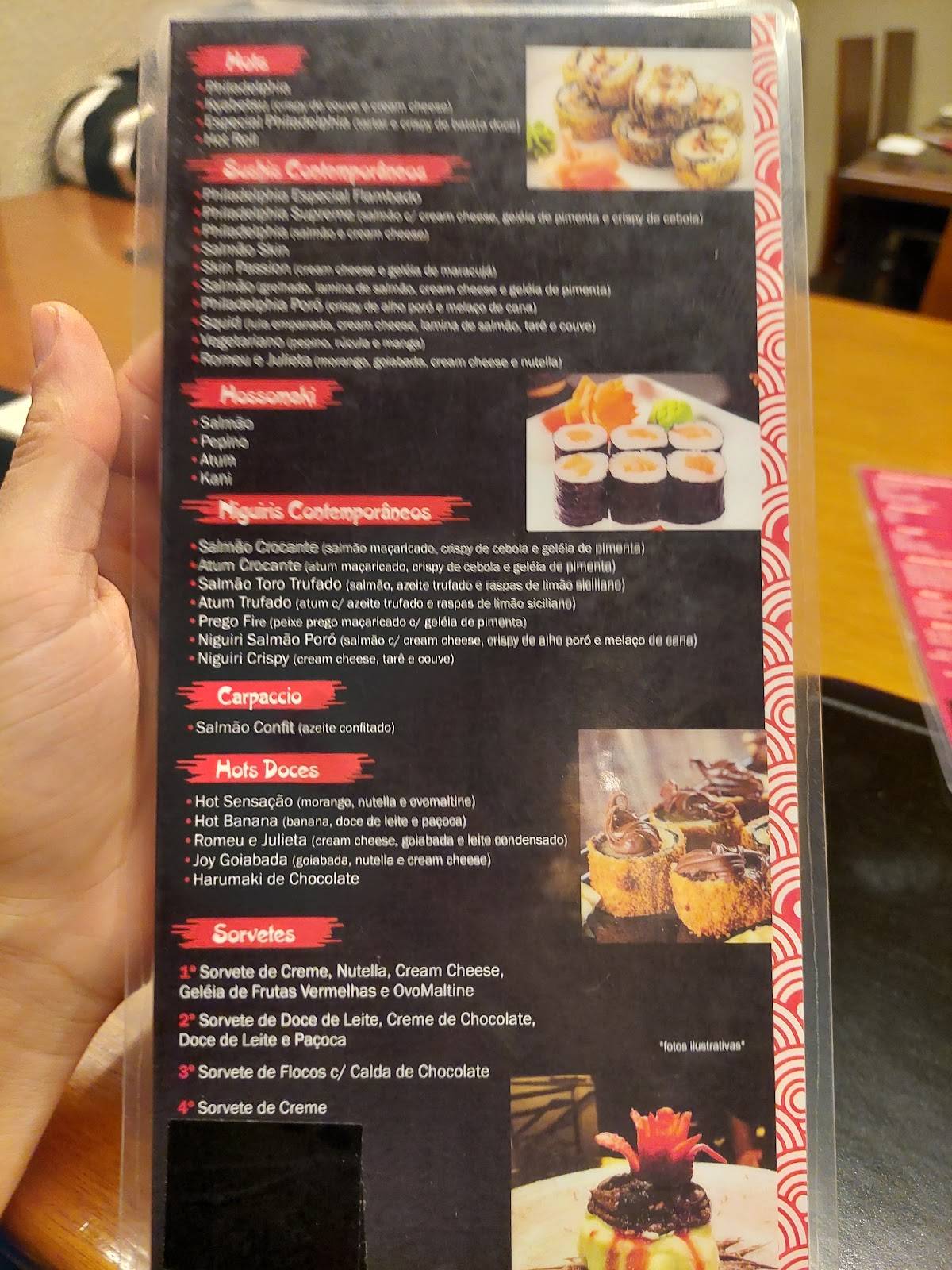Mariaki Sushi Bar cardápio