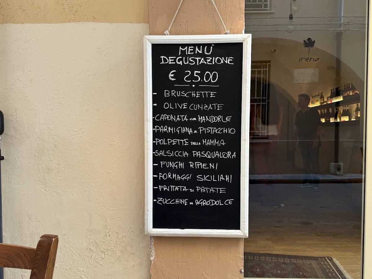 Menu di Vineria 