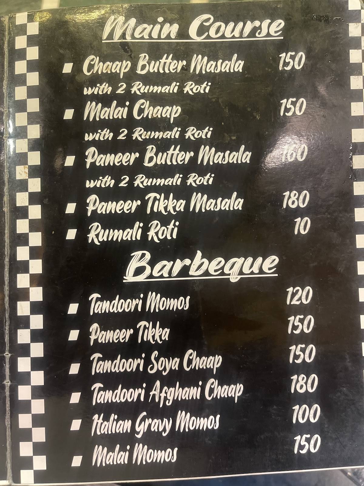 Master Chef menu