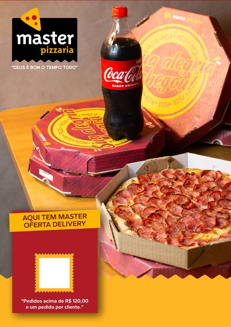 Master Pizzaria cardápio