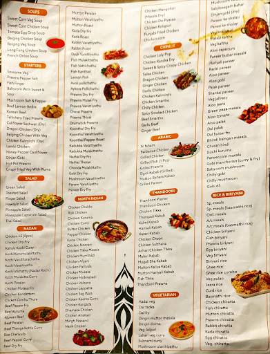 Mayflower Restaurant & Catering menu