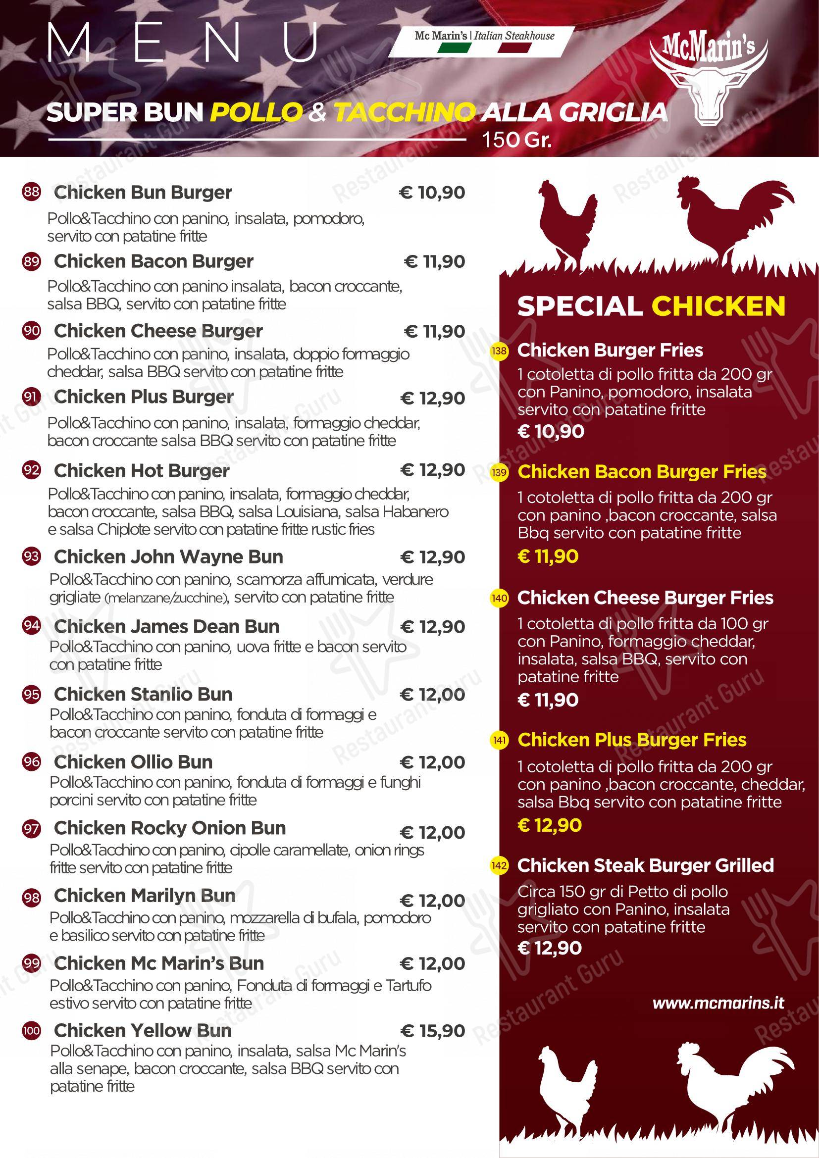 Menu per La Locanda Del Drago in Terni