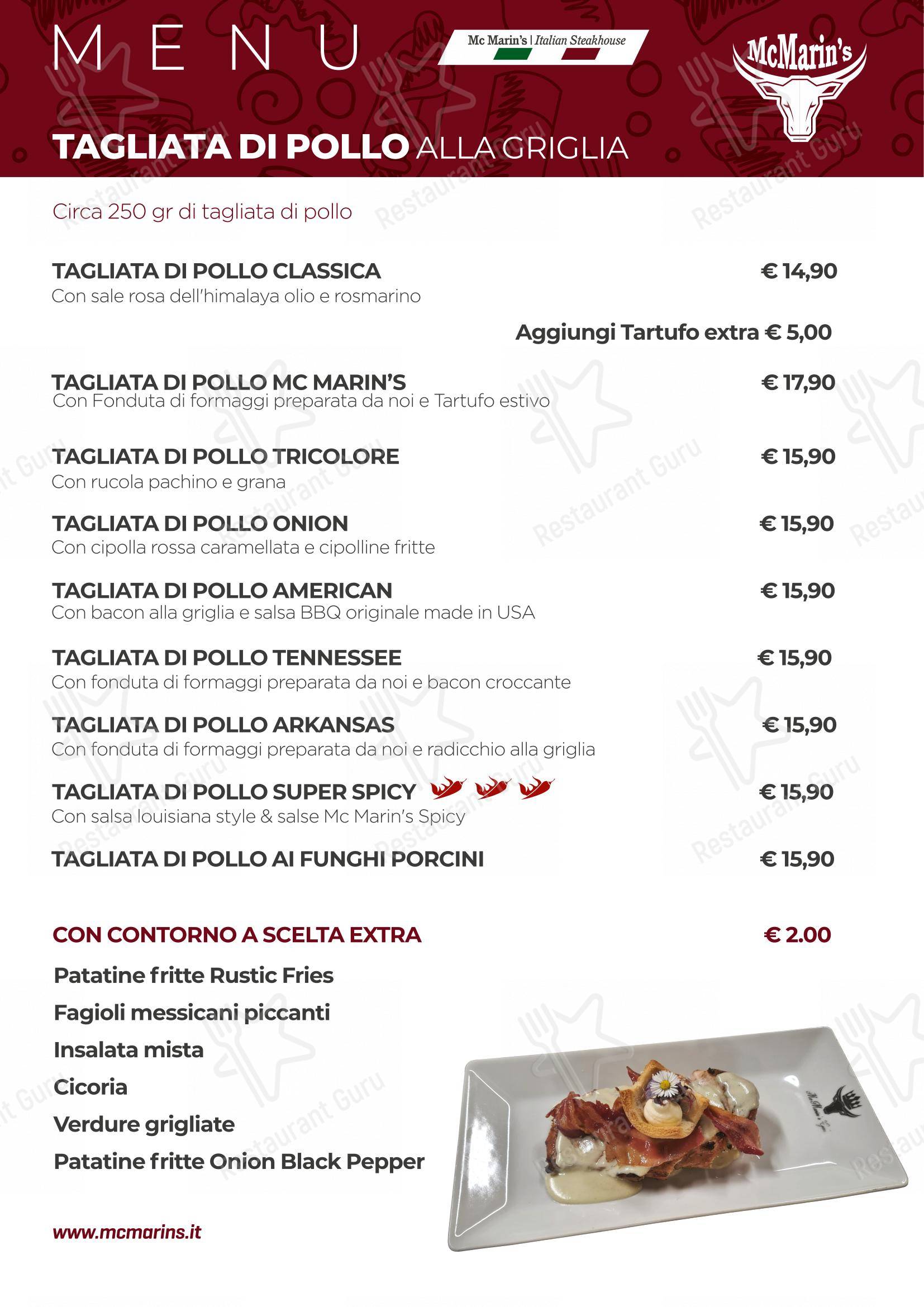 Menu bar per La Locanda Del Drago ristorante con griglia