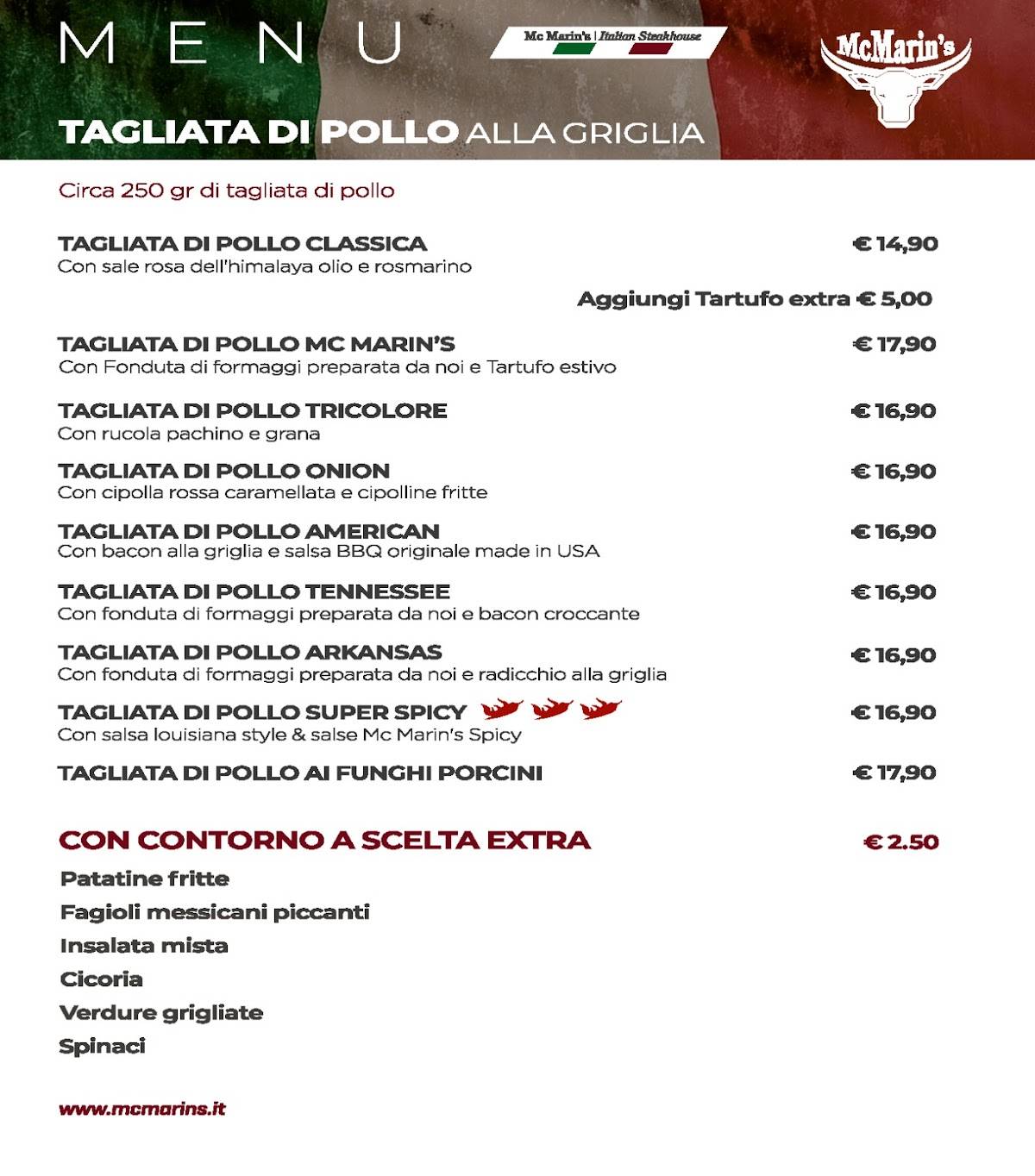 Menu di La Locanda Del Drago 