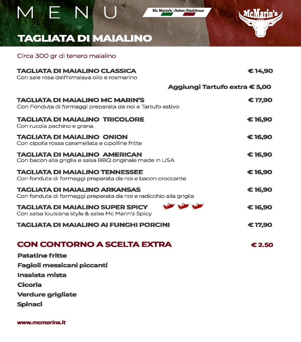 Menu di La Locanda Del Drago 
