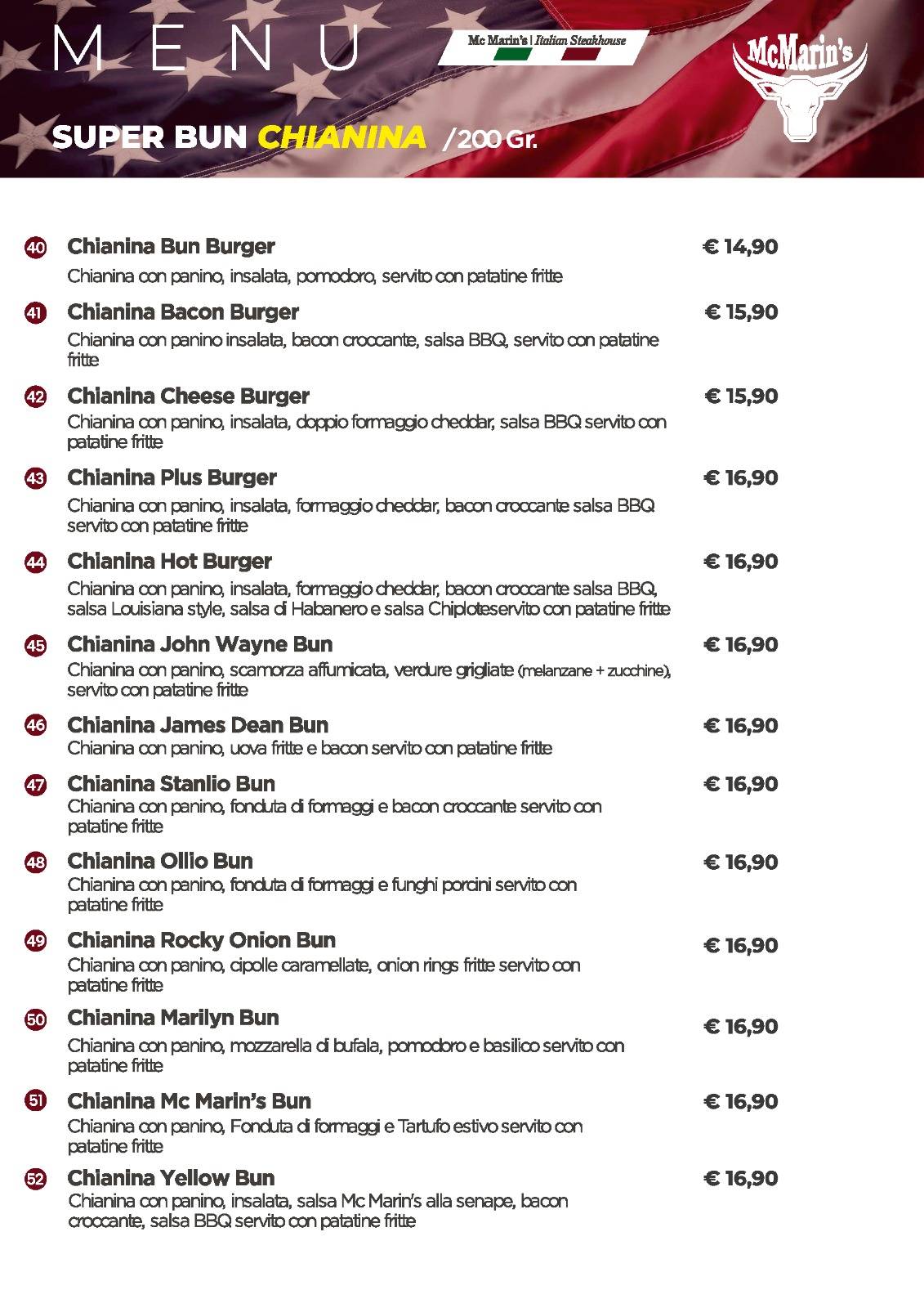 Menu di La Locanda Del Drago 
